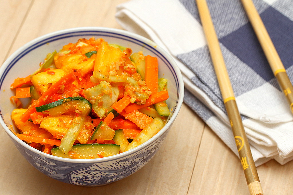 Peranakan Cuisine in Singapore : Traditional family-style meals featuring pickled vegetables.
