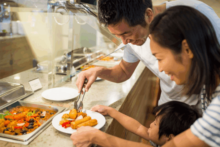 Best Buffet Restaurant in SG : A vibrant spread perfect for family gatherings and celebrations