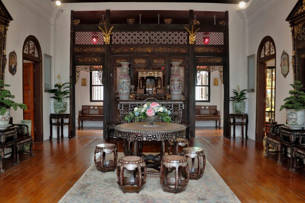 Peranakan Cuisine in Singapore : Celebrating the rich heritage of Straits Chinese blending Chinese and Malay culinary traditions.